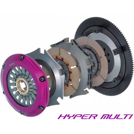 Clutches and flywheels Exedy Racing Clutch Kit Exedy Racing Hyper Multi Twin Cerametallic, Sprung | races-shop.com
