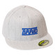 Caps BRAID cap, light grey | races-shop.com
