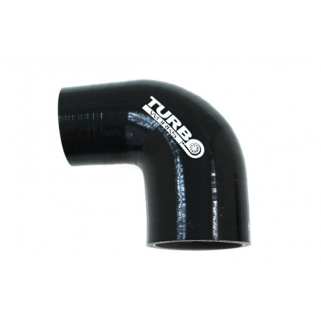 Elbows 90° reductive Silicone elbow reducer 90°, 76mm (3") to 89mm (3,5") | races-shop.com