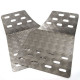 Footrests and flooring Aluminium anti-slip floor 600 x 410mm (2psc) | races-shop.com