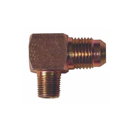 Fittings reducers 90° male/male Stainless steel Reducer connector 90° - Sytec 1/8 NPT to AN6, AN8 | races-shop.com