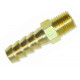 Hose pipe reducers Brass straight union RACES 1/4 NPT to 15mm | races-shop.com