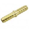 Straight Brass Barbed Silicone Fuel Hose Joiner Connector Coupler - SYTEC, 8mm