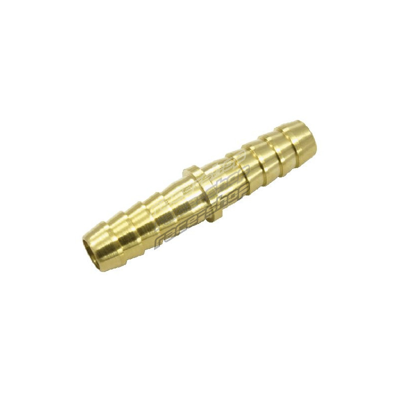6mm Straight Brass Barbed Inline Joiner Connector Fuel Air Oil Gas Metal Tubing 