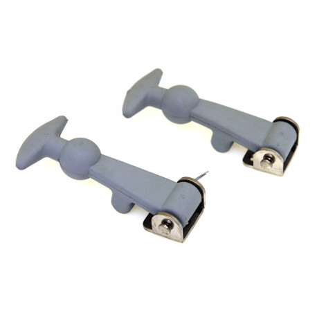 Bonnet pins competition rubber bonnet/boot hook kits - RACES | races-shop.com
