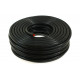 Silicone braided vacuum hose 10mm, black