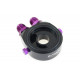 Oil filter adapters The oil filter adapter input/output AN10 black | races-shop.com