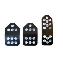 Non-slip aluminum pedals RACES black