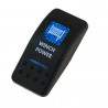 Cover for universal rocker switch with LED