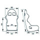 Sport seats with FIA approval FIA sport seat OMP TRS-E | races-shop.com