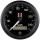 Gauges 80mm and larger STACK Professional speedometer gauge 80mm - black | races-shop.com