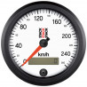 STACK Professional speedometer gauge 80mm - white