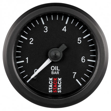 GAUGES STACK standard SERIES 52MM STACK gauge oil pressure 0 -7 bar (mechanical) | races-shop.com