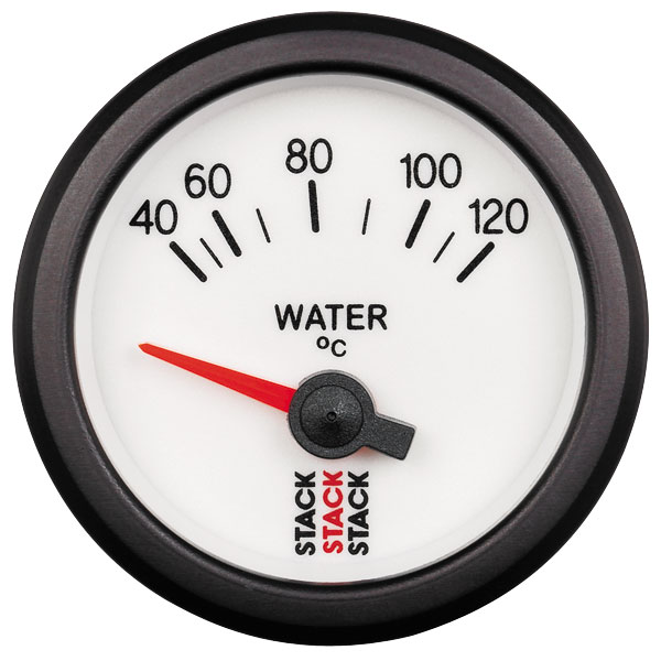 Stack Electrical Water Temperature Gauge 52mm Diameter Race/Rally/Motorsport