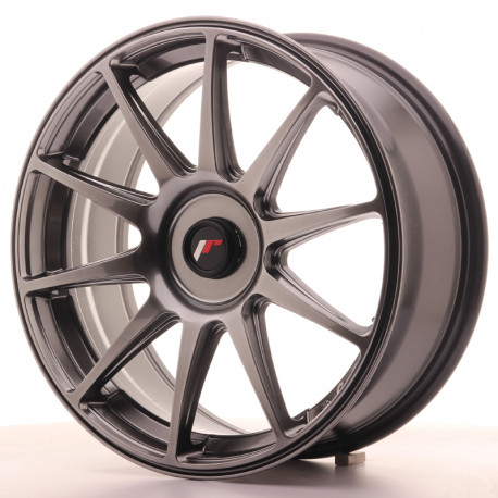 Aluminium wheels JR Wheel JR11 18x7,5 ET35-40 Blank Dark Hyper Black | races-shop.com