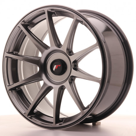 Aluminium wheels JR Wheel JR11 18x8,5 ET35-40 Blank Dark Hyper Black | races-shop.com