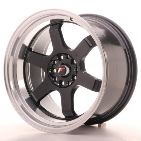 Japan Racing aluminum wheels JR Wheel JR12 18x10 ET25 5x112/114,3 Glossy Black | races-shop.com
