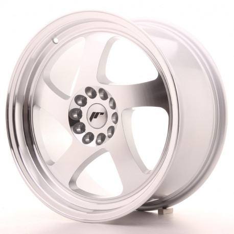 Aluminium wheels JR Wheel JR15 18x8,5 ET40 5x112/114 Machined Silver | races-shop.com