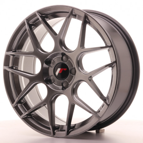 Japan Racing aluminum wheels JR Wheel JR18 18x7,5 ET35-40 Blank 5H Hyper Black | races-shop.com