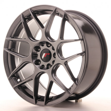 Aluminium wheels JR Wheel JR18 18x8,5 ET40 5x112/114 Hyper Black | races-shop.com