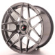 Aluminium wheels JR Wheel JR18 18x9,5 ET30-40 5H Blank Hyper Black | races-shop.com