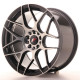 Japan Racing aluminum wheels JR Wheel JR18 18x9,5 ET35 5x100/120 Black Machined | races-shop.com