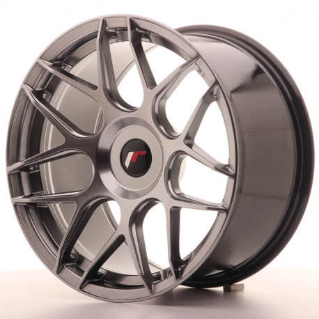 Japan Racing aluminum wheels JR Wheel JR18 18x9,5 ET20-43 Blank Hyper Black | races-shop.com