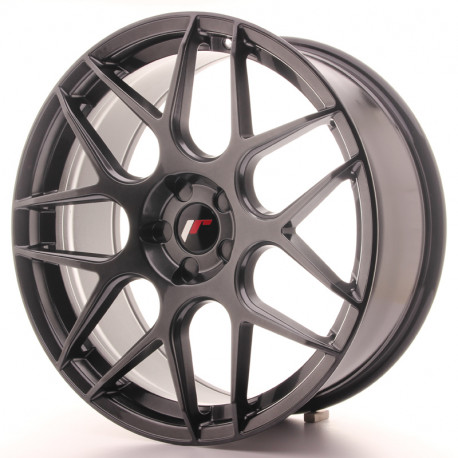 Aluminium wheels JR Wheel JR18 20x8,5 ET20-40 5H Blank Hyper Black | races-shop.com