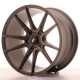 Japan Racing aluminum wheels JR Wheel JR21 18x9,5 ET40 5H Blank Matt Bronze | races-shop.com