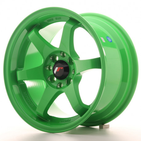 Aluminium wheels JR Wheel JR3 15x8 ET25 4x100/108 Green | races-shop.com