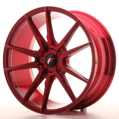 Aluminium wheels JR Wheel JR21 19x8,5 ET20-40 5H Blank Platinum Red | races-shop.com