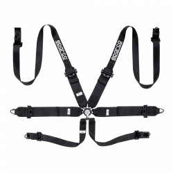 FIA 6 point sport safety belts SPARCO COMPETITION H-3+2 LT 3" (76mm), various colours