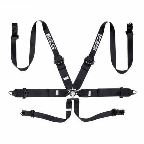 Seatbelts and accessories FIA 6 point safety belts SPARCO (HANS) | races-shop.com