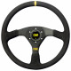steering wheels 3 spokes steering wheel OMP VELOCITA , 380mm suede, Flat | races-shop.com