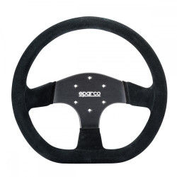 3 spoke steering wheel Sparco R353, 330mm, suede, 36mm offset, black/silver