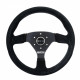 steering wheels 3 spokes steering wheel Sparco R383, 330m suede, 39mm | races-shop.com
