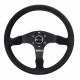 steering wheels 3 spokes steering wheel Sparco R375, 350mm suede, 36mm | races-shop.com