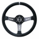 steering wheels 3 spokes steering wheel Sparco L777, 350mm suede, 63mm | races-shop.com