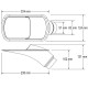Air vents Universal duct intake 51/63mm (transparent) | races-shop.com