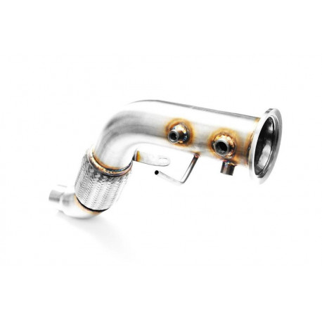 Down pipes and dump pipes Downpipe for BMW E60, E61 525d, 530d, 530xd M57N2 | races-shop.com