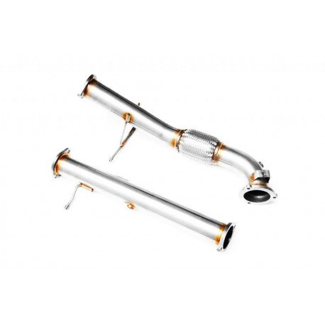 Focus II Downpipe for FORD FOCUS RS 2.5 3" | races-shop.com