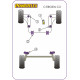 Polyurethane bushings Powerflex Rear Beam Mounting Bush Citroen C2 (2003-2009) | races-shop.com