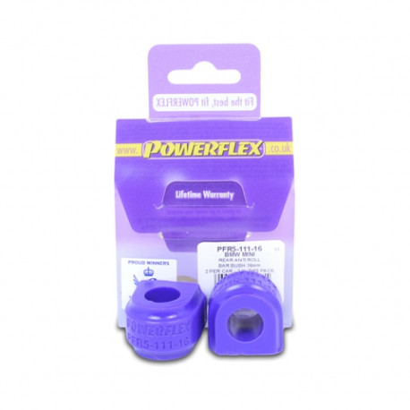 Polyurethane bushings Powerflex Rear Anti Roll Bar Bush 16mm Mini Mini Generation 1 | races-shop.com