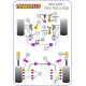 Polyurethane bushings Powerflex Rear Anti Roll Bar Bush 16mm Mini Mini Generation 1 | races-shop.com