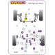 Polyurethane bushings Powerflex Lower Engine Mount Insert (Large) Track Use Seat Altea 5P (2004-) | races-shop.com