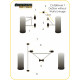 Polyurethane bushings Powerflex DeDion "A" Frame Mounting Bush 10mm Bore Caterham 7 | races-shop.com