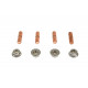 Studs and bolts Copper studs and nuts - set | races-shop.com