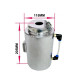 Oil Catch tanks (OCT) Oil catch tank with 2 outputs and filter - capacity 2l | races-shop.com