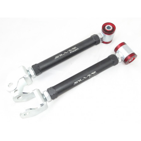 370Z SILVER PROJECT Adjustable Rear Arms for NISSAN 370Z / G37 / GTR R35 (CAMBER) | races-shop.com