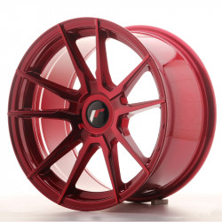 JR Wheel JR21 17x9 ET25-35 Blank Platinum Red